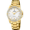 Festina Mademoiselle (34.5mm) Gold-Tone &amp; White Dial Ladies Watch | F20596/1