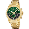 Festina Chronograph Men's (45mm) Gold-Tone & Green Dial Watch | F20705/6