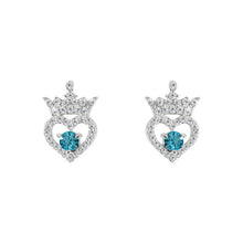 Load image into Gallery viewer, Disney Birthstone crown earrings
