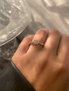 9ct Yellowgold Diamond Solitaire Engagement Ring