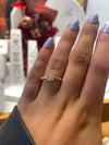 9ct Yellowgold Diamond Solitaire Engagement Ring