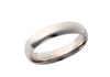 Gents plain platinum wedding band