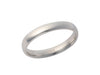 Ladies Plain white gold wedding band W85