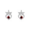 Disney Birthstone crown earrings