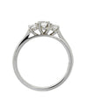 Ladies Platinum 3 Stone Diamond Ring