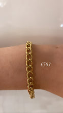 Load image into Gallery viewer, 9ct yellow gold curb bracelet
