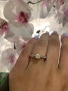 9ct Whitegold Solitaire Diamond Engagement