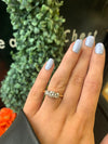 Ladies 18ct Yellow Gold 3 Stone Diamond Ring