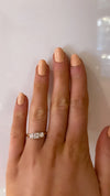 18ct yellow gold 3 stone ring