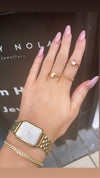 Gold plated ring