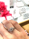 Diamond Square Halo ring