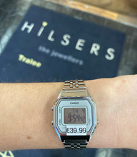 Load image into Gallery viewer, Casio Silver Digital Watch
