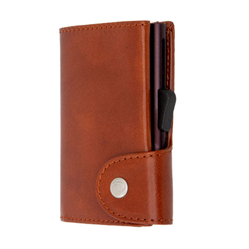C-Secure – Vegetable Tanned Wallet – Macchiato