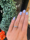 Ladies Platinum 3 Stone Diamond Ring