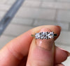 18ct yellow gold 3 stone ring