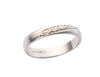 Ladies Pattern 18ct white gold wedding band