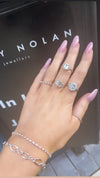 Sterling silver colour ring