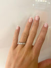 18ct yellow gold 5 stone diamond engagement ring