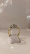 18ct yellow gold 3 stone ring