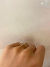 18ct yellow gold 3 stone brilliant cut diamond engagement ring