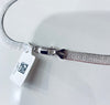 Sterling silver omega chain