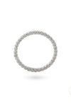 Sterling silver rope style ring