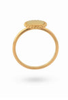 Gold plated ring