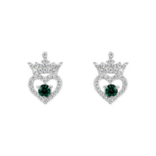 Load image into Gallery viewer, Disney Birthstone crown earrings
