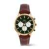 Daniel Wellington Classic Chronograph Gold Emerald Brown Watch | DW00100642