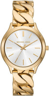 Michael Kors Slim Runway Gold-Tone Curb Link Ladies Watch MK7472