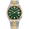 Citizen Mechanical Two-Tone Green Dial Watch | NK0024-54X