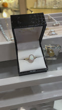 Load and play video in Gallery viewer, 9ct opal cz ring

