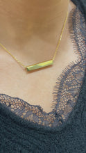 Load and play video in Gallery viewer, Gold Plated Cube Engravable Pendant
