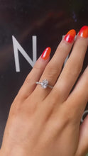 Load and play video in Gallery viewer, Platinum Lab Diamond Oval Solitaire
