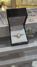 Load and play video in Gallery viewer, 9ct opal cz ring
