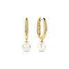 TI SENTO Gold-Plated Silver Pearl Earrings (78043YP)