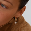 TI SENTO Gold-Plated Silver Pearl Earrings (78043YP)