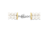 TI SENTO Gold-Plated Double Row Pearl Bracelet (23077ZY)
