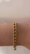 Load and play video in Gallery viewer, 9ct yellow gold curb bracelet
