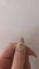 Load and play video in Gallery viewer, Gold plated pearl ring
