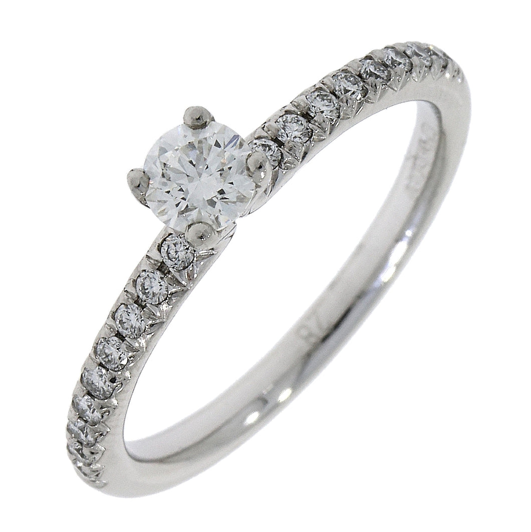 Ladies Platinum Solitaire Diamond Engagement Ring