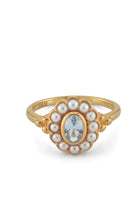 Load image into Gallery viewer, Gold plated pearl ring
