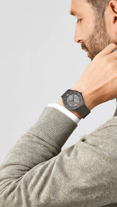 Gents grey mesh watch