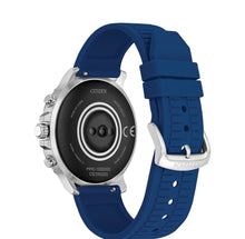 Load image into Gallery viewer, Citizen CZ Smart Full Colour Touchscreen Steel Case Blue Silicone Strap Watch MX0001-12X
