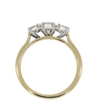 Load image into Gallery viewer, Ladies 18ct Yellow Gold 3 Stone Diamond Ring

