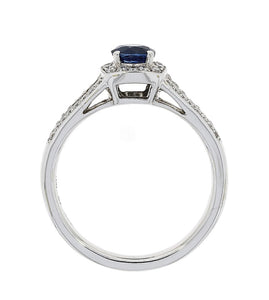 Ladies Sapphire Diamond Ring