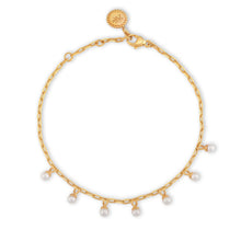 Load image into Gallery viewer, Bracelet with thin Chain and Pearls
