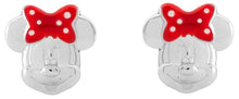 Load image into Gallery viewer, Disney Minnie Mouse red bow studs
