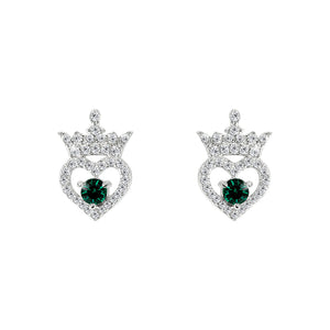 Disney Birthstone crown earrings